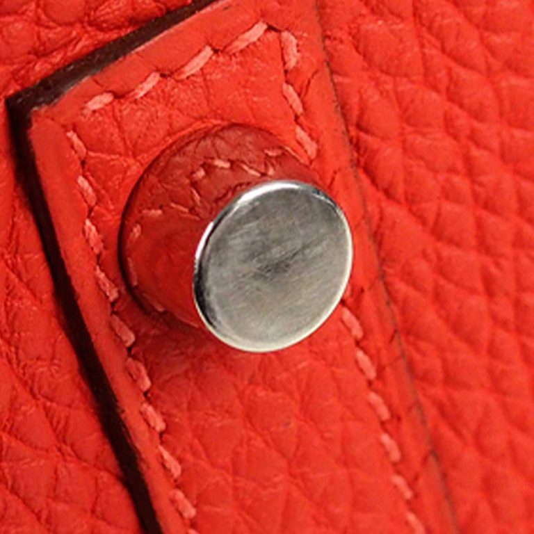 Hermès Birkin 30 Togo Rouge Pivoine Signs of wear | Sell your designer bag