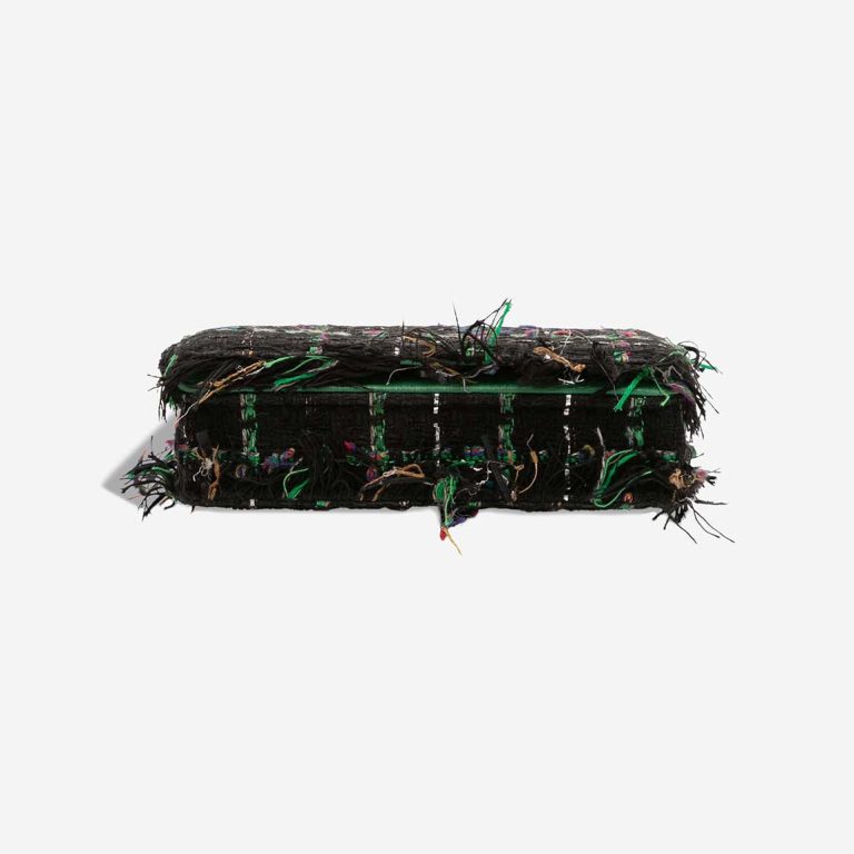 Chanel Wallet On Chain Tweed Black / Green / Multicolour Closing System | Sell your designer bag