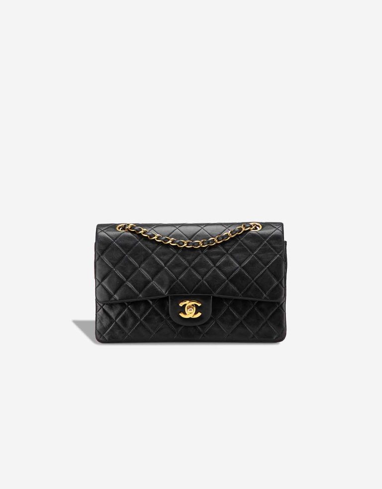Chanel Timeless Medium Lamb Black Front | Sell your designer bag