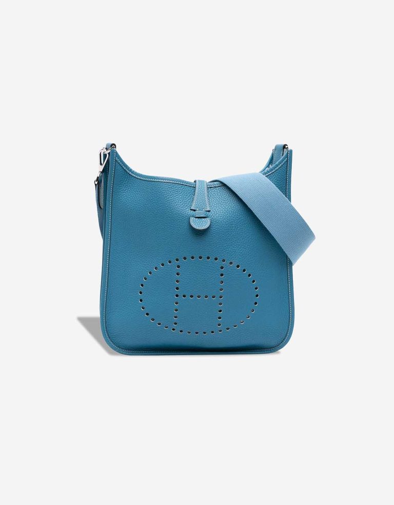 Hermès Evelyne 29 Clémence Bleu Jean Front | Sell your designer bag