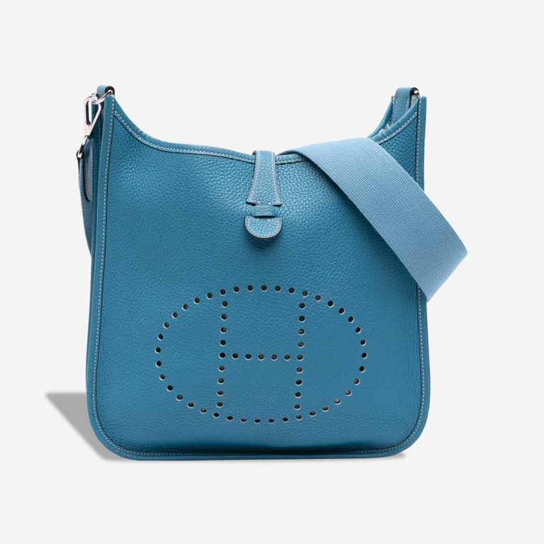 Hermès Evelyne 29 Clémence Bleu Jean Front | Sell your designer bag