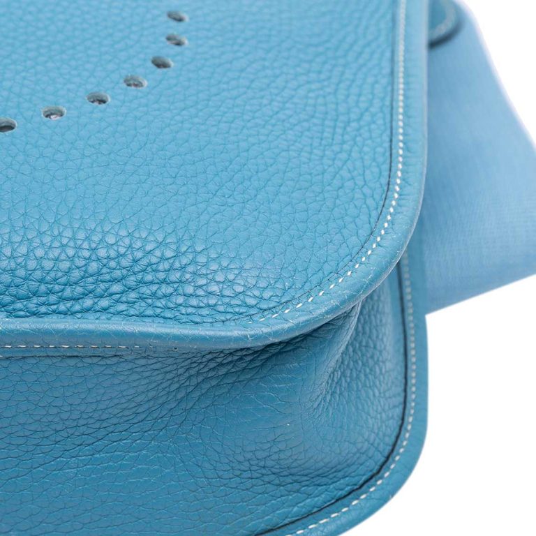 Hermès Evelyne 29 Clémence Bleu Jean Signs of wear | Sell your designer bag