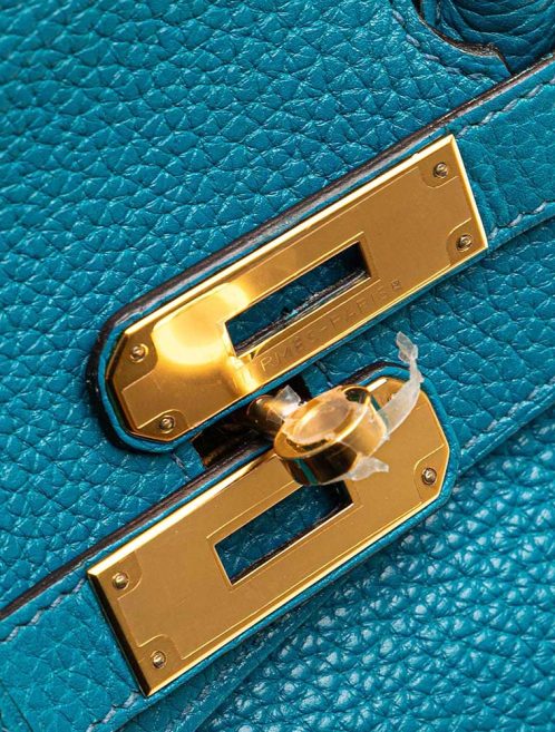 Hermès Birkin 30 Clémence Cobalt Closing System | Sell your designer bag