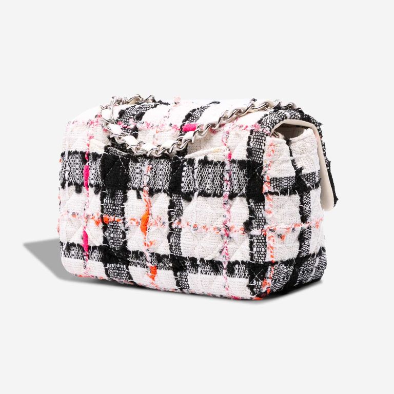 Chanel Timeless Mini Rectangular Tweed White / Black / Pink / Orange | Sell your designer bag