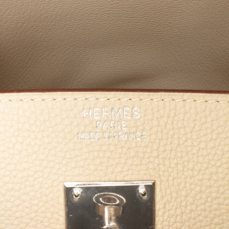 Hermès Birkin 40 Togo Parchemin Logo | Sell your designer bag