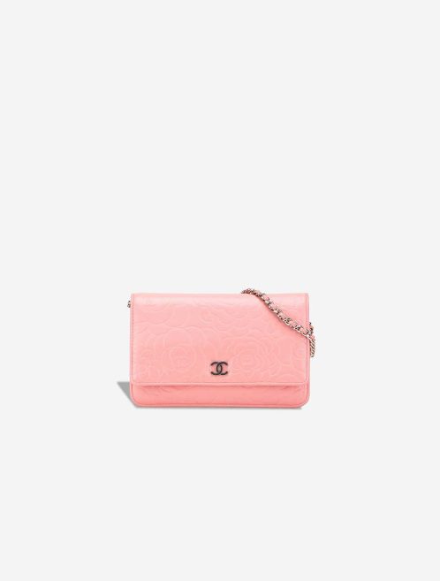 Chanel Timeless Wallet On Chain Lamb Light Pink Front | Sell your designer bag