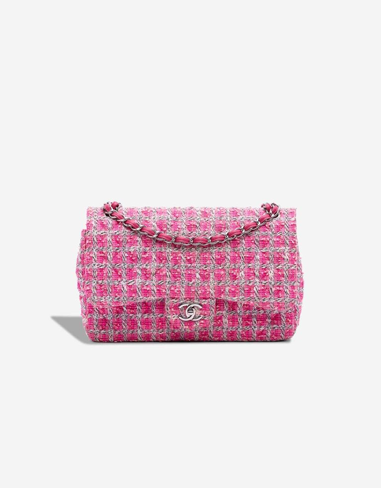 Chanel Timeless Jumbo Shearling Pink Front | Sell your designer bag