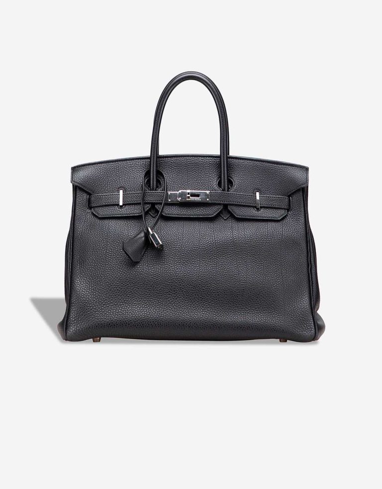 Hermès Birkin 35 Togo Black Front | Sell your designer bag