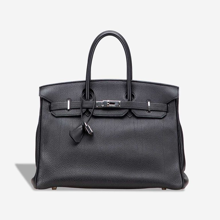 Hermès Birkin 35 Togo Black Front | Sell your designer bag