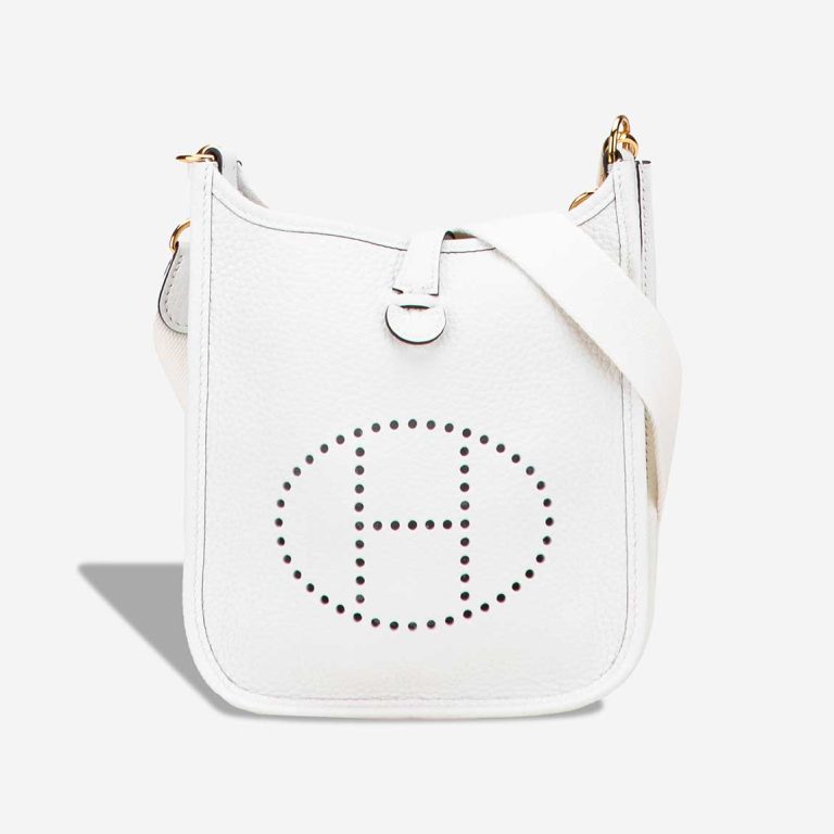 Hermès Evelyne 16 Taurillon Clémence New White Front | Sell your designer bag