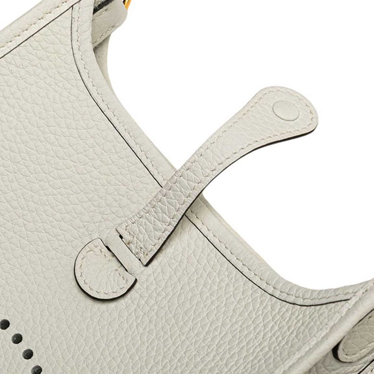 Hermès Evelyne 16 Taurillon Clémence New White Front | Sell your designer bag
