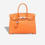 Hermès Birkin 30 Togo Orange Front | Sell your designer bag