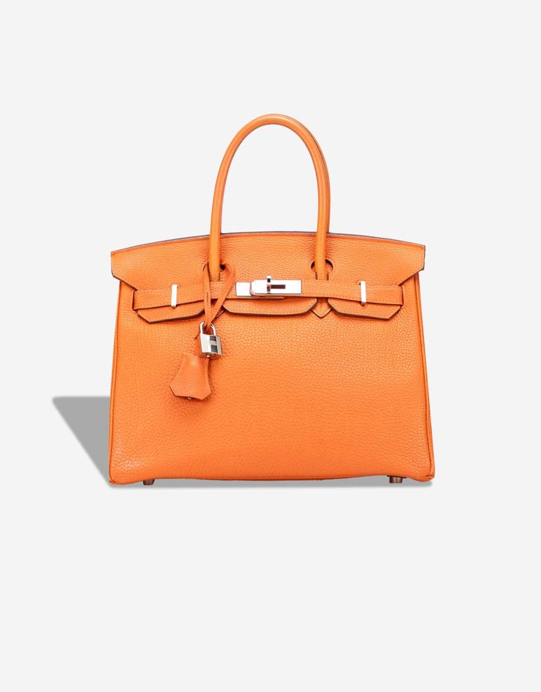 Hermès Birkin 30 Togo Orange Front | Sell your designer bag