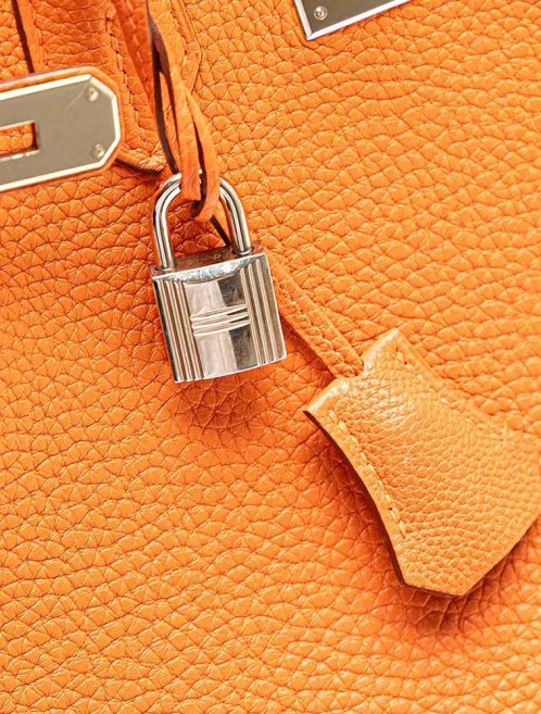 Hermès Birkin 30 Togo Orange Closing System | Sell your designer bag