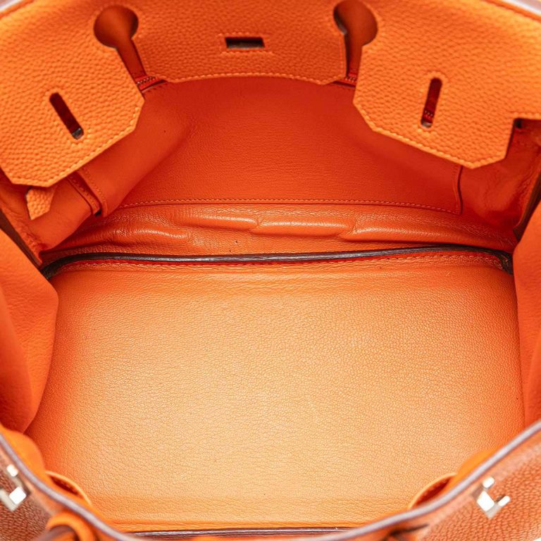 Hermès Birkin 30 Togo Orange Inside | Sell your designer bag
