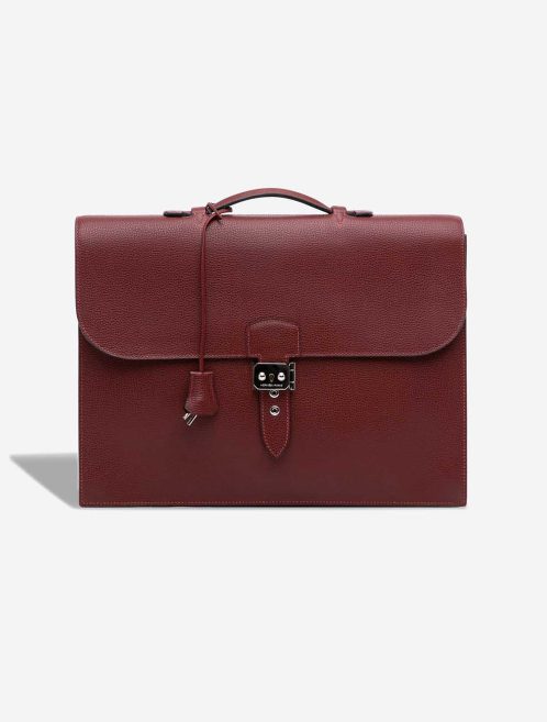 Hermès Dépêches 38 Togo Rouge H Front | Sell your designer bag