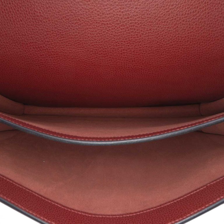 Hermès Dépêches 38 Togo Rouge H Inside | Sell your designer bag