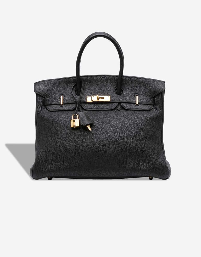 Hermès Birkin 35 Togo Black Front | Sell your designer bag