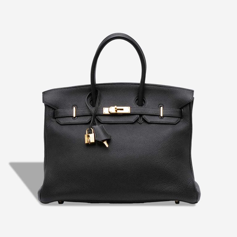 Hermès Birkin 35 Togo Black Front | Sell your designer bag