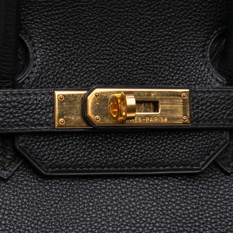 Hermès Birkin 35 Togo Black Closing System | Sell your designer bag
