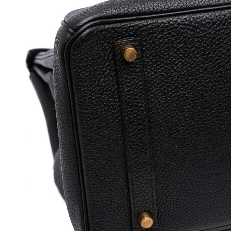 Hermès Birkin 35 Togo Black Signs of wear | Sell your designer bag