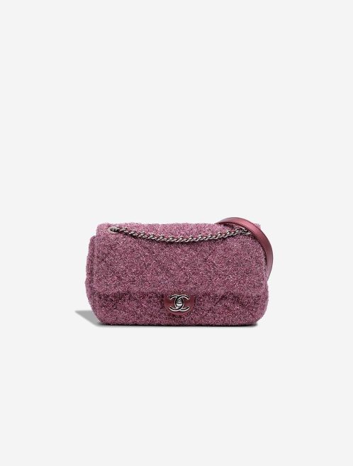 Chanel Timeless Medium Tweed Violet Front | Sell your designer bag