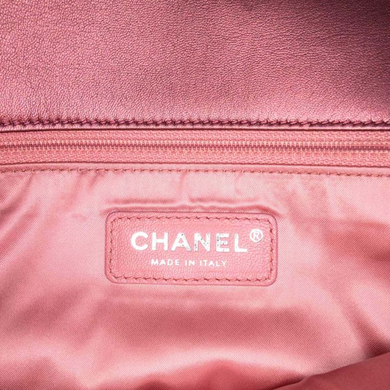 Chanel Timeless Medium Tweed Violet Logo | Sell your designer bag