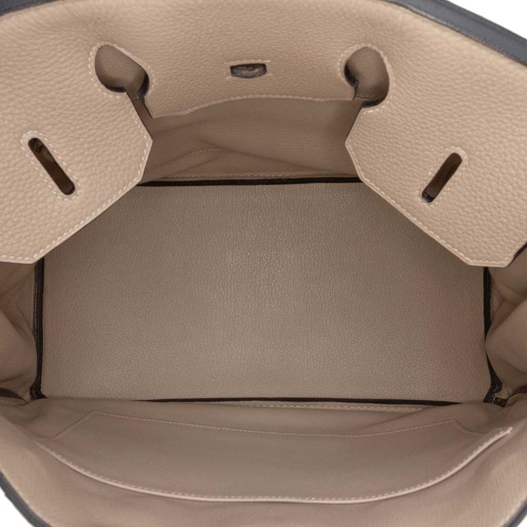 Hermès Birkin 35 Clémence Gris Tourterelle Inside | Sell your designer bag