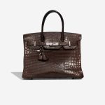 Hermès Birkin 30 Matte Alligator Chocolat Front | Sell your designer bag