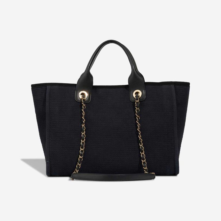 Chanel Deauville Small Canvas Dark Blue / Black | Sell your designer bag