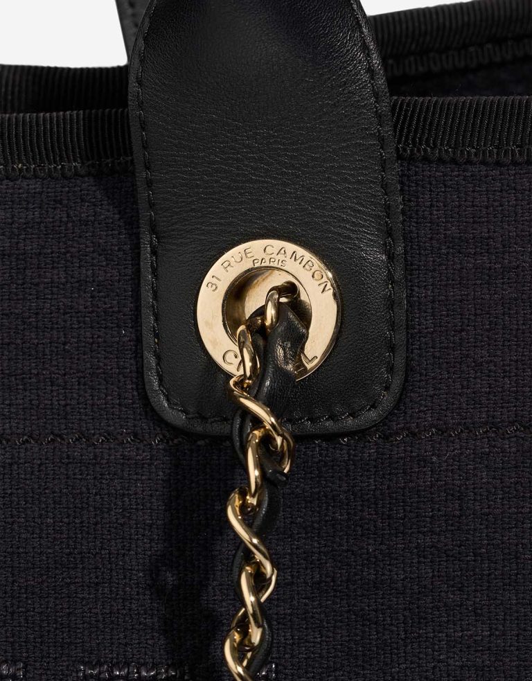 Chanel Deauville Small Canvas Dark Blue / Black Signs of wear | Sell your designer bag