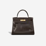 Hermès Kelly 28 Box Marron Front | Sell your designer bag