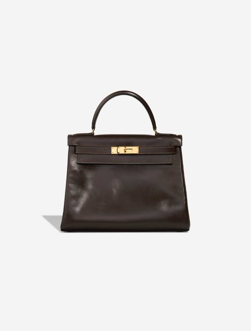 Hermès Kelly 28 Box Marron Front | Sell your designer bag