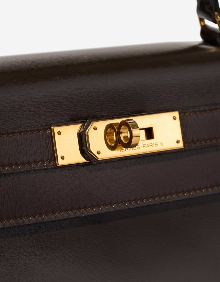 Hermès Kelly 28 Box Marron Closing System | Sell your designer bag