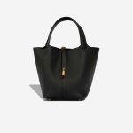 Hermès Picotin 22 Taurillon Clémence Black Front | Sell your designer bag