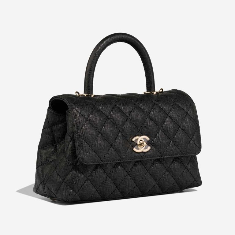 Chanel Timeless Handle Small Caviar Black | Sell your designer bag