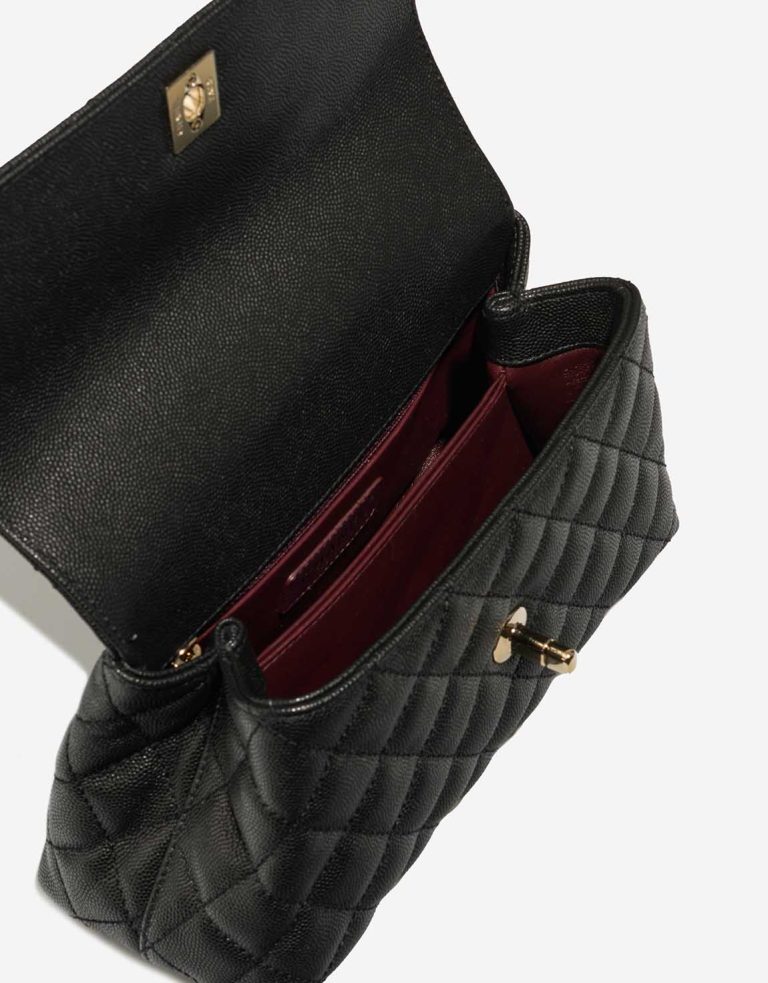 Chanel Timeless Handle Small Caviar Black Inside | Sell your designer bag