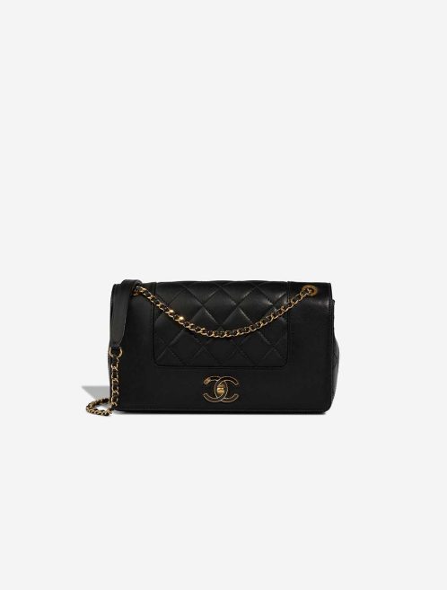 Chanel Mademoiselle Medium Lamb Black Front | Sell your designer bag