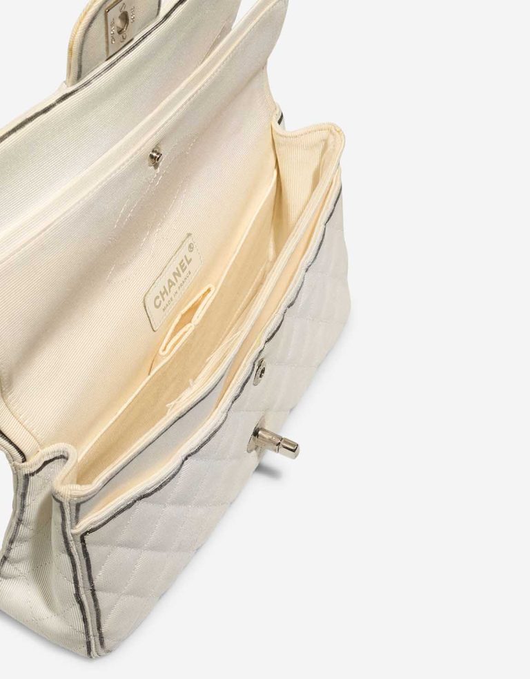 Chanel Timeless Medium Fabric White Inside | Sell your designer bag