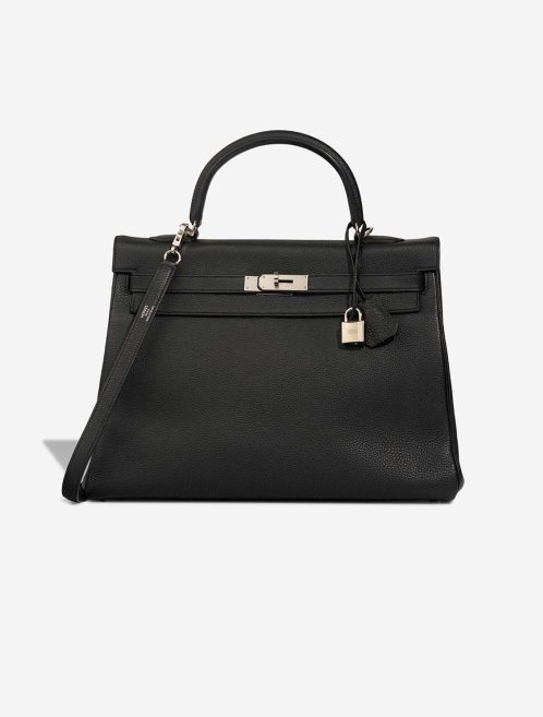 Hermès Kelly 35 Clémence Black Front | Sell your designer bag