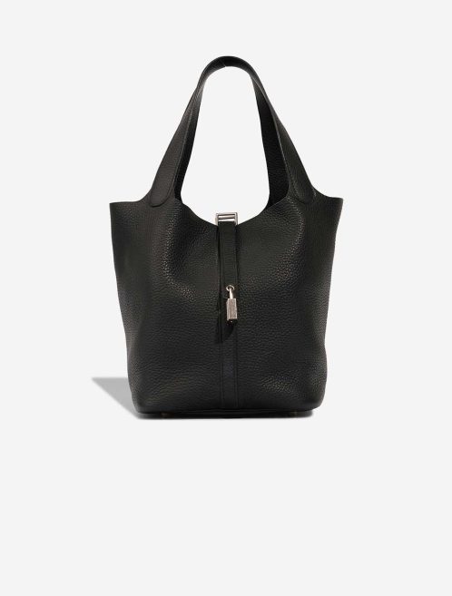 Hermès Picotin 22 Taurillon Clémence Black Front | Sell your designer bag