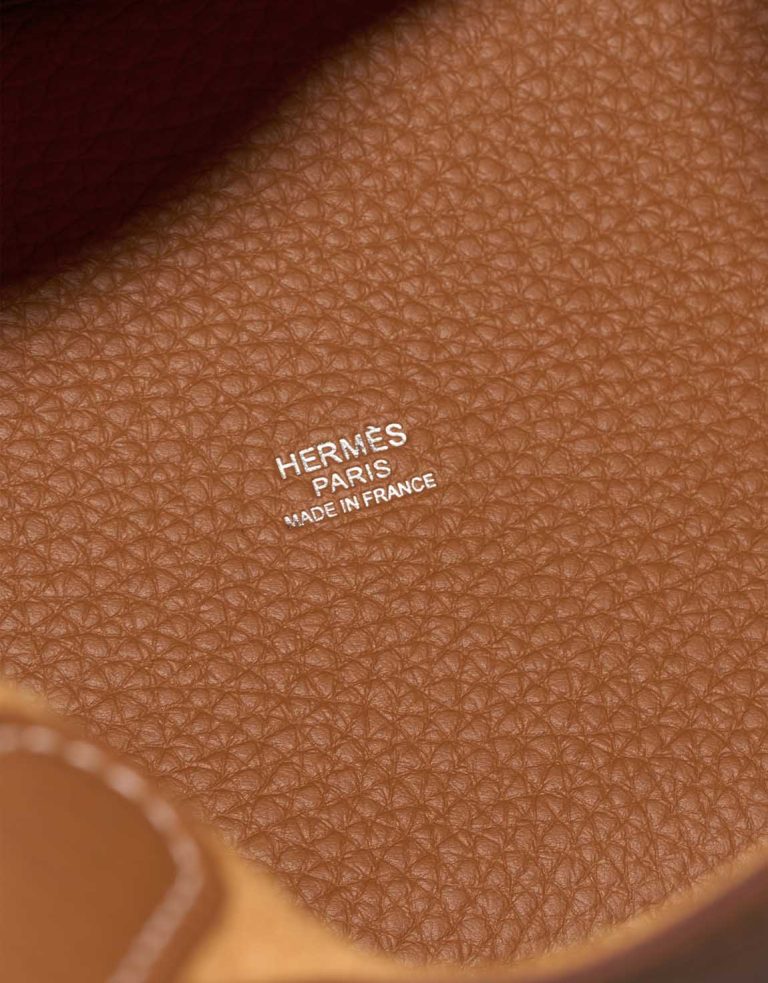 Hermès Picotin 18 Taurillon Clémence Gold Logo | Sell your designer bag