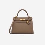 Hermès Kelly 28 Epsom Étoupe Front | Sell your designer bag