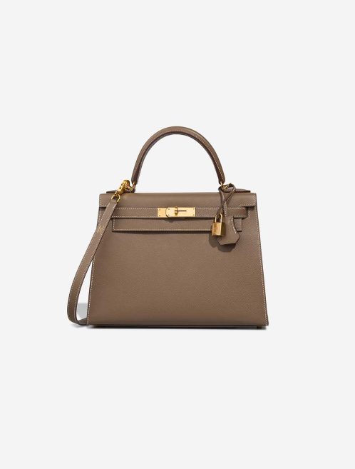 Hermès Kelly 28 Epsom Étoupe Front | Sell your designer bag
