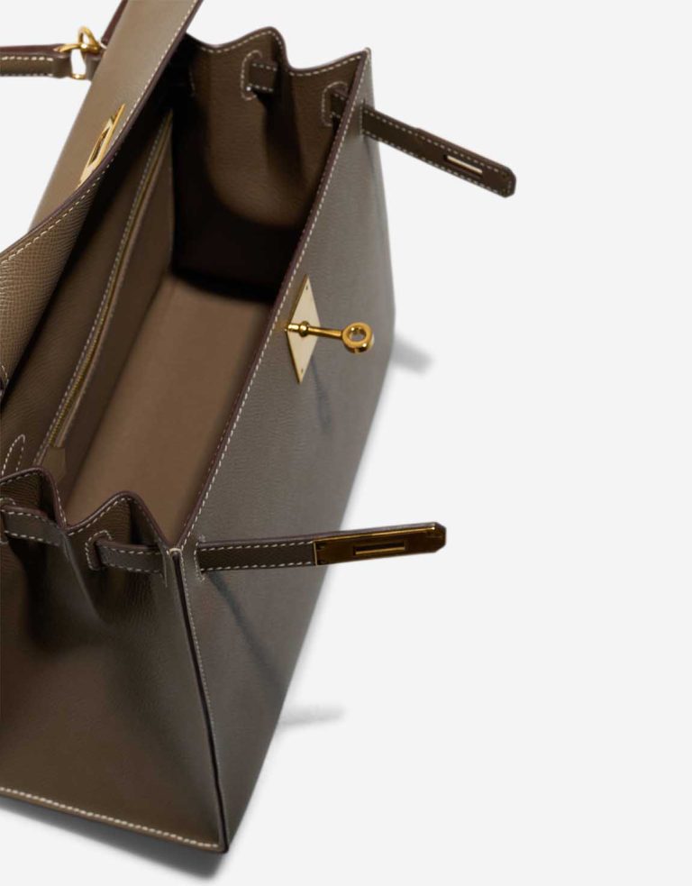 Hermès Kelly 28 Epsom Étoupe Inside | Sell your designer bag