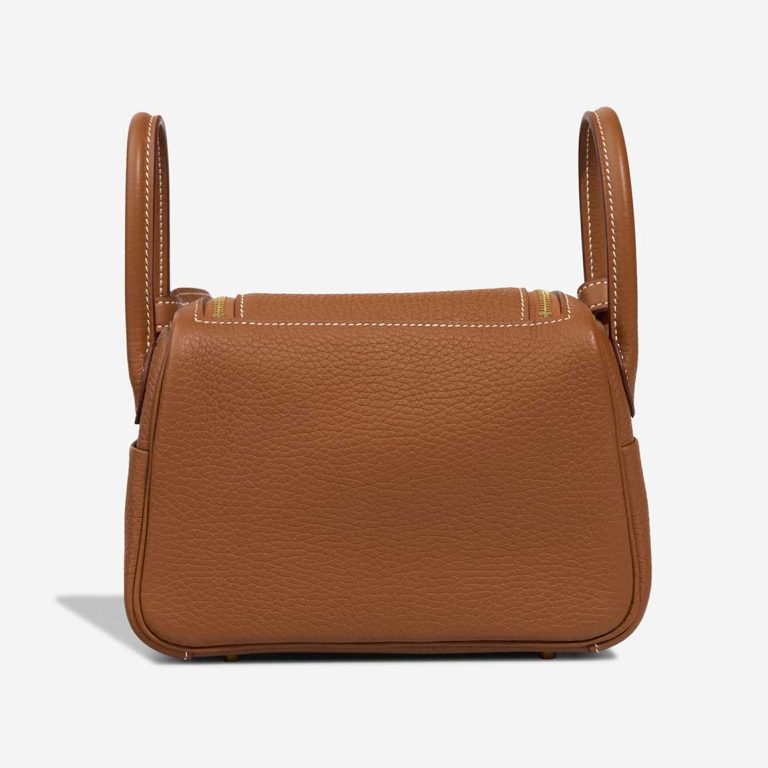 Hermès Lindy Mini Taurillon Clémence Gold | Sell your designer bag
