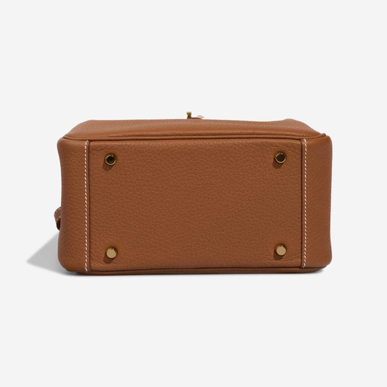 Hermès Lindy Mini Taurillon Clémence Gold | Sell your designer bag