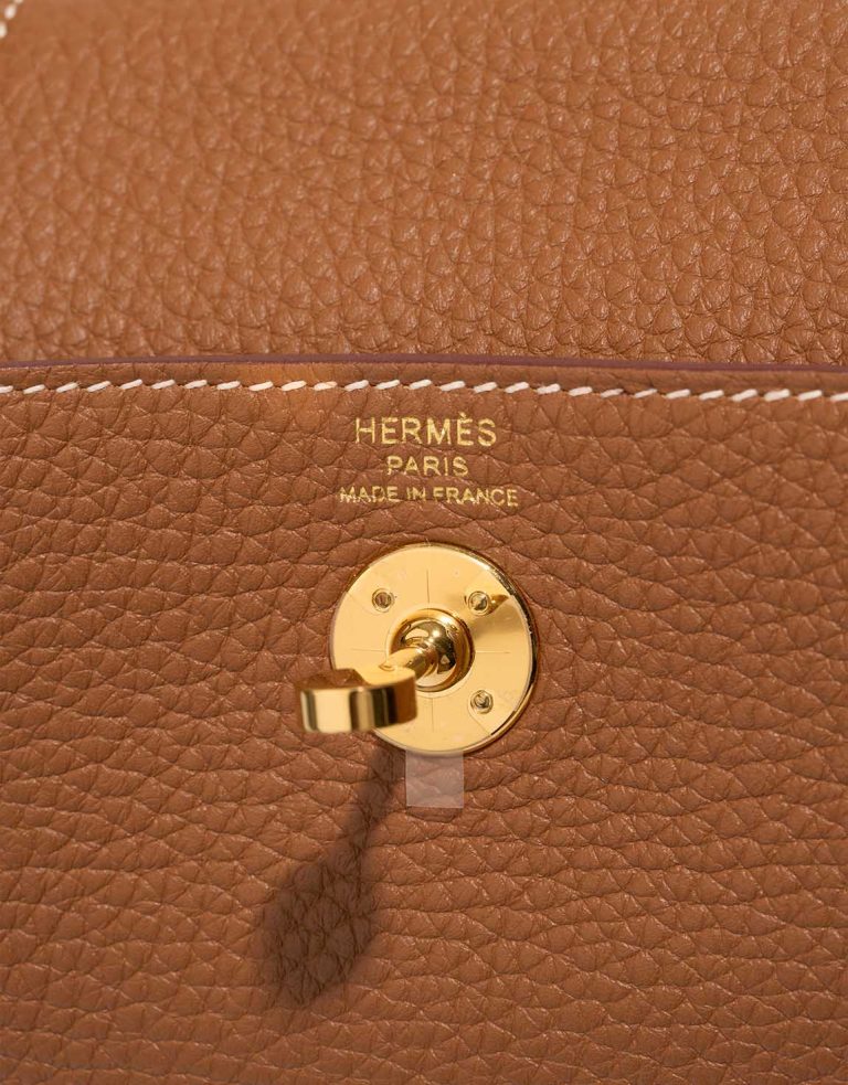 Hermès Lindy Mini Taurillon Clémence Gold Logo | Sell your designer bag