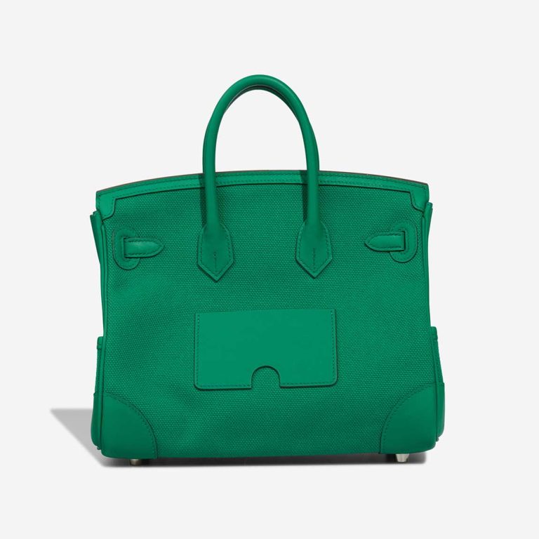 Hermès Birkin Cargo 25 Toile Goeland / Swift Vert Vertigo | Sell your designer bag