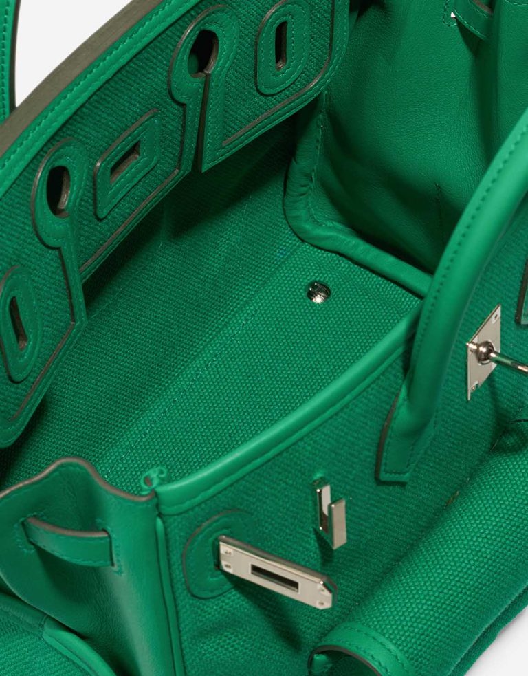 Hermès Birkin Cargo 25 Toile Goeland / Swift Vert Vertigo Inside | Sell your designer bag